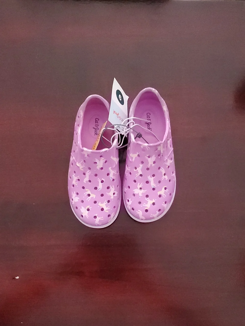 Cat & Jack Lavender Floral Water Shoes for Kids